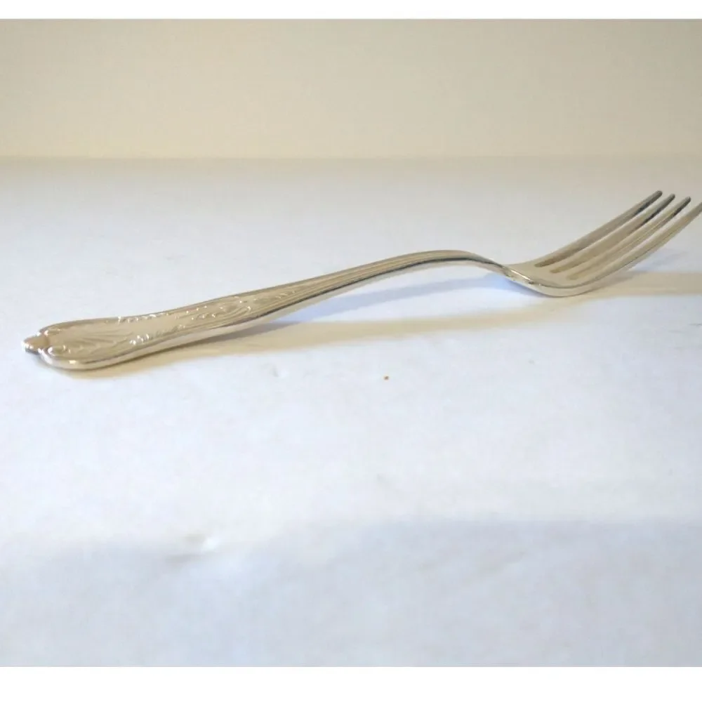 International Silver Co Dinner Fork Kings Pattern Silver Plate Flatware Single.‎